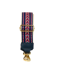 Tracolla Spighe Blu Rosso - Queen Belt