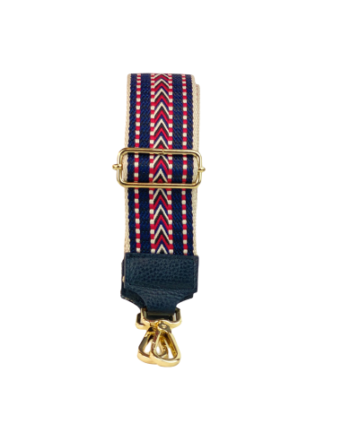 Tracolla Spighe Blu Rosso - Queen Belt