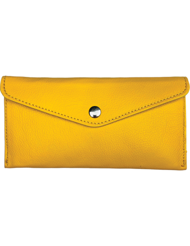 Portafoglio slim in pelle Lemon
