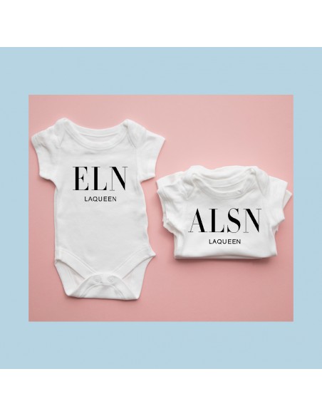 Tshirt personalizzabile monogram