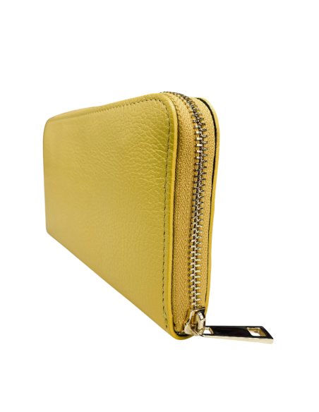 Portafoglio con cerniera Citrine
