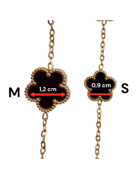 Parure collana orecchini bracciale Flower Royal