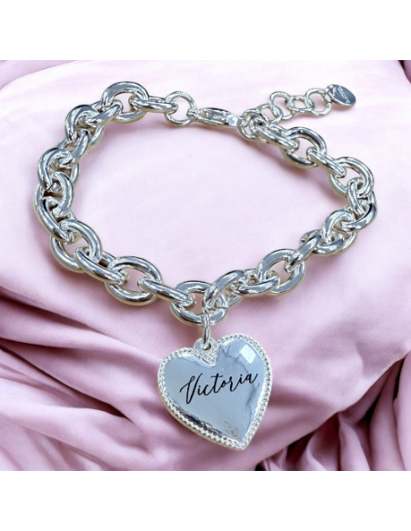 Bracciale con ciondolo personalizzabile