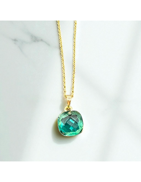 Parure collana e orecchini gemme Lunelle