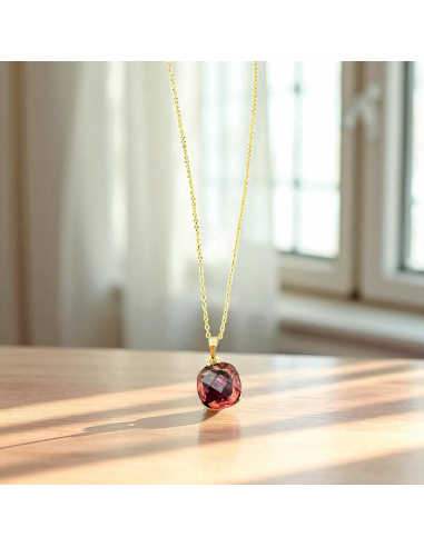 Parure collana e orecchini gemme Lunelle