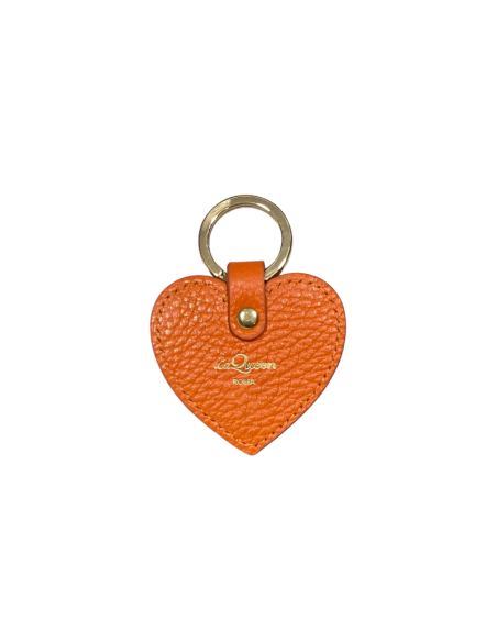 Portachiavi a cuore con lettera Swarovski