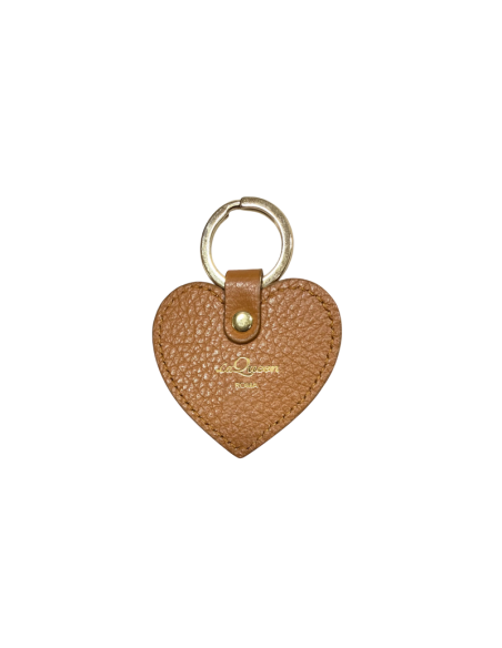 Portachiavi a cuore con lettera Swarovski