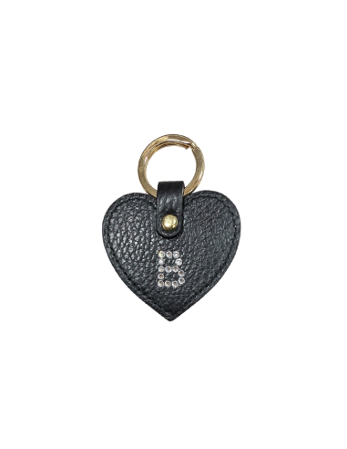 Portachiavi a cuore con lettera...