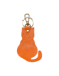 Portachiavi in pelle a forma di Gatto 2