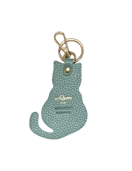 Portachiavi in pelle a forma di Gatto