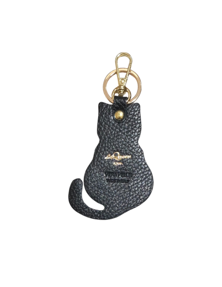 Portachiavi in pelle a forma di Gatto