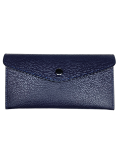 Portafoglio slim in pelle con interno rosso personalizzabile