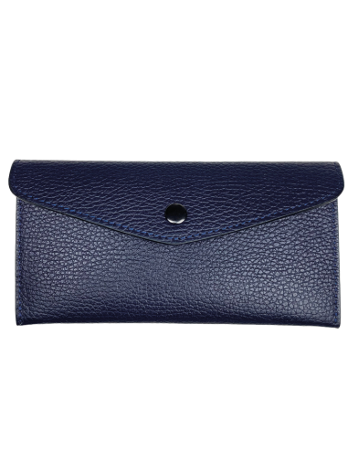 Portafoglio slim in pelle con interno...