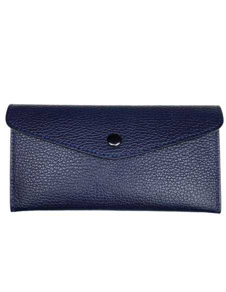 Portafoglio slim in pelle con interno rosso personalizzabile