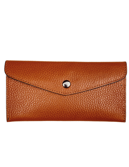 Portafoglio slim in pelle con interno rosso personalizzabile