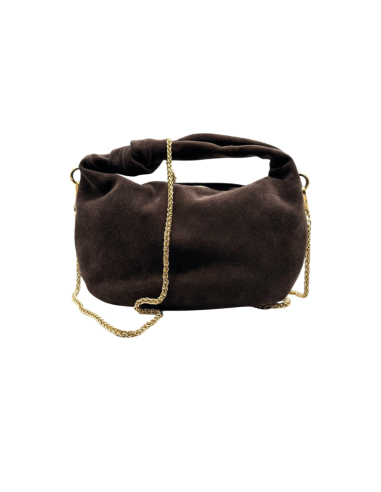Borsa in Camoscio con Manico a nodo
