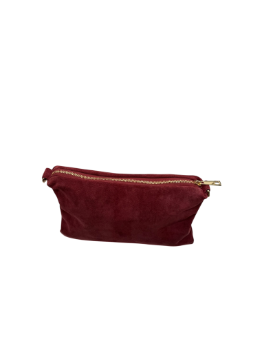 Pochette camoscio e borchie