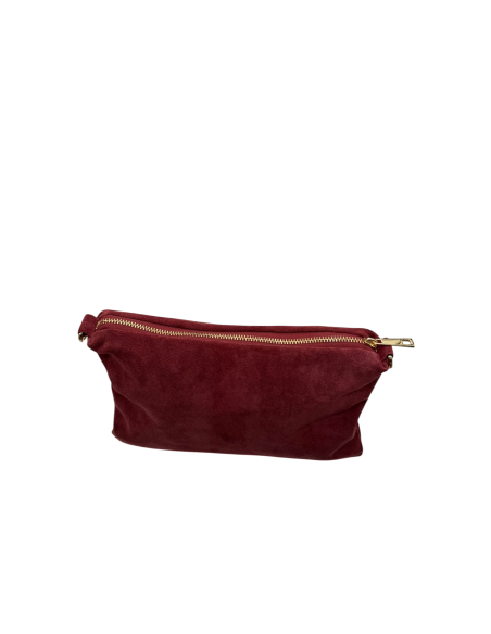 Pochette camoscio e borchie