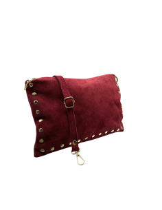 Pochette camoscio e borchie 2