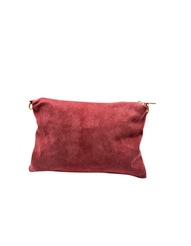 Pochette camoscio e borchie