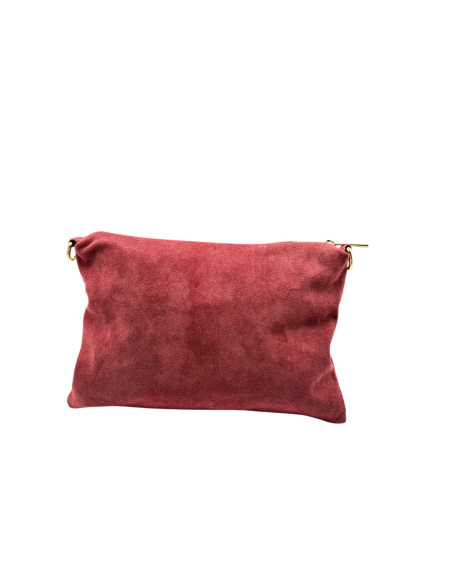 Pochette camoscio e borchie