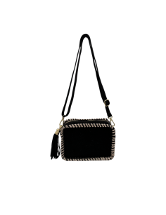 Borsa in camoscio con tracolla 2