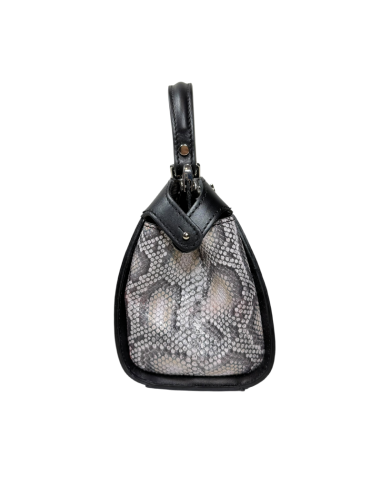 Borsa effetto pitone baulotto