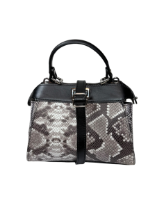 Borsa effetto pitone baulotto