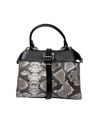 Borsa effetto pitone baulotto