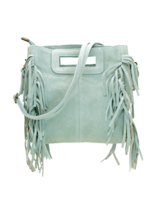 Borsa in camoscio con frange 2