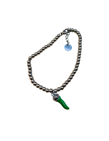 Bracciale con cornetto portafortuna