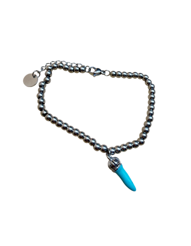 Bracciale con cornetto portafortuna