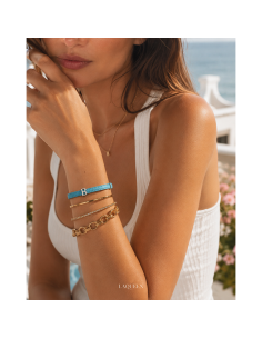 Bracciale cinturino personalizzato con iniziale