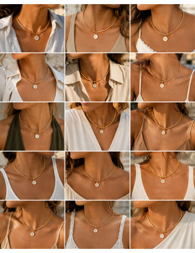 ESEMPI CIONDOLI CON COLLANA CALAMITATA