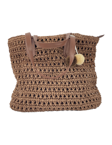 Borsa mare in rafia