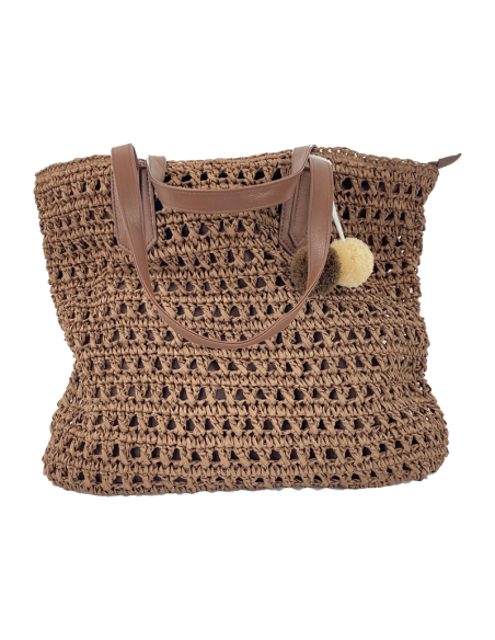Borsa mare in rafia