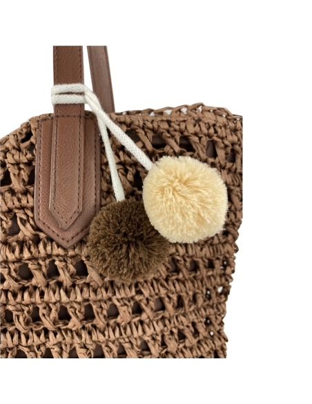 Borsa mare in rafia