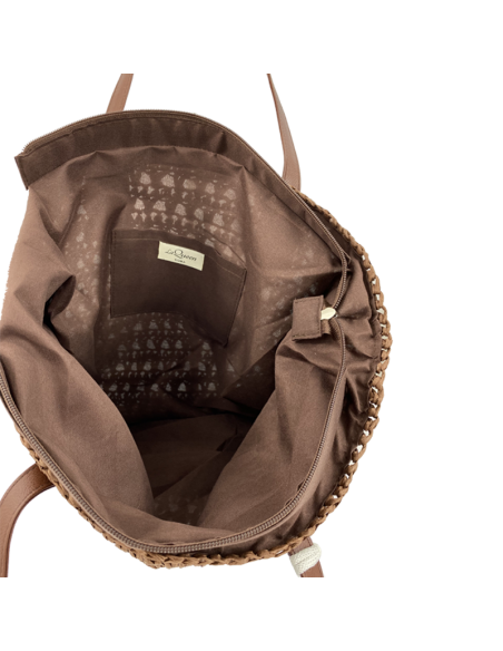 Borsa mare in rafia
