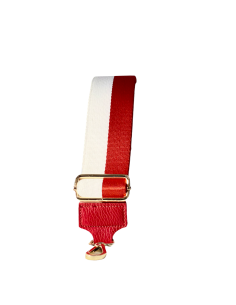 Queen Belt Strisce Rosso