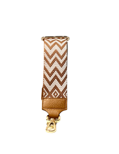 Tracolla onde bianca marrone - Queen Belt